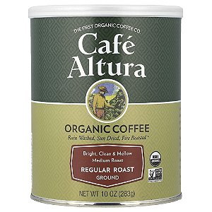 Café Orgânico Moído Torra Comum 283 g - Cafe Altura