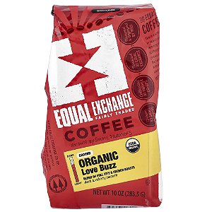 Café Orgânico Love Buzz Moído Torras Full City e Francesa 283,5 g - Equal Exchange