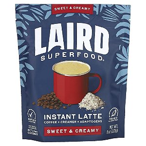 Latte Instantâneo Café + Creme + Adaptogênicos Doce e Cremoso 227 g - Laird Superfood
