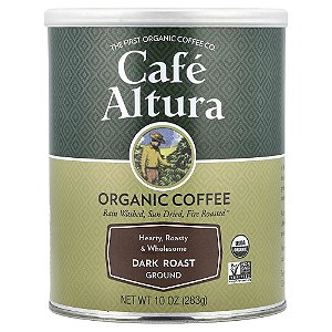 Café Orgânico Moído Torra Escura 283 g - Cafe Altura