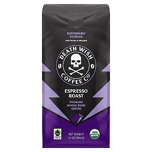 Escuro em Grãos Torra Espresso 396 g - Death Wish Coffee