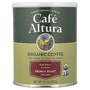 Café Orgânico Moído Torra Francesa 283 g - Cafe Altura