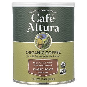 Café Orgânico Moído Torra Clássica 283 g - Cafe Altura