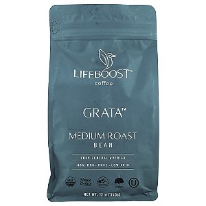 Café Grata Grão Torra Média 340 g - Lifeboost