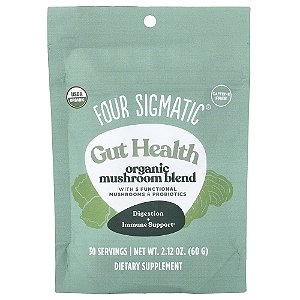 Saúde Intestinal Mistura de Cogumelos Orgânicos Sem Cafeína 60 g - Four Sigmatic