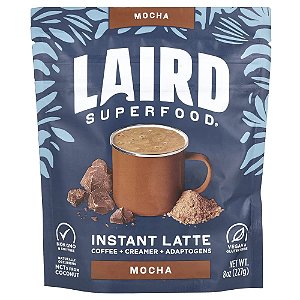 Latte Instantâneo Café + Creme + Adaptogênicos Mocha 227 g - Laird Superfood