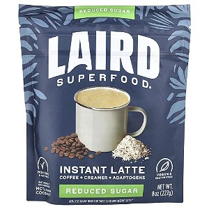 Latte Instantâneo Café + Creme + Adaptogênicos Açúcar Redutor 227 g - Laird Superfood
