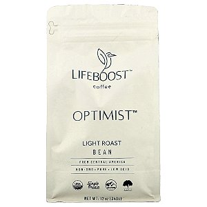 Café Optimist Grão Torra Leve 340 g - Lifeboost