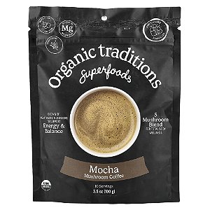 Superfoods Café de Cogumelo Mocha 100 g - Organic Traditions