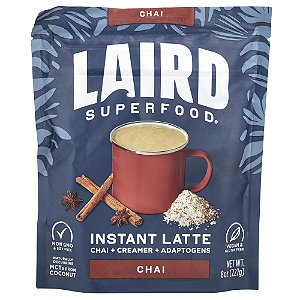 Latte Instantâneo Chai + Creme + Adaptogênicos Chai 227 g - Laird Superfood