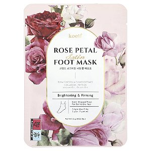 Máscara para os Pés Pétala de Rosa 1 Par 16 g - Koelf