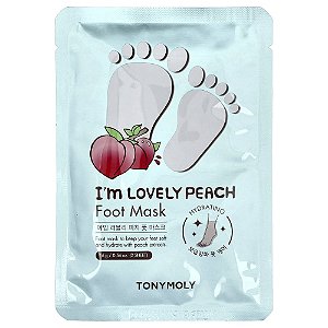 Máscara para os Pés I'm Lovely Peach Foot Mask 1 Par - TonyMoly