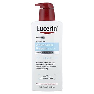 Loção Corporal Advanced Repair Pele Seca a Muito Seca Sem Perfume 500 ml - Eucerin