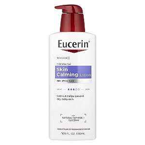 Loção Corporal Calmante Skin Calming Alívio de Coceira Sem Perfume 500 ml - Eucerin