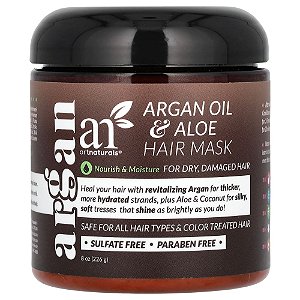 Máscara Capilar de Óleo de Argan e Aloe Vera 226 g - Artnaturals