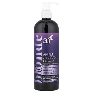Shampoo Matizador Roxo para Cabelos Loiros 473 ml - Artnaturals
