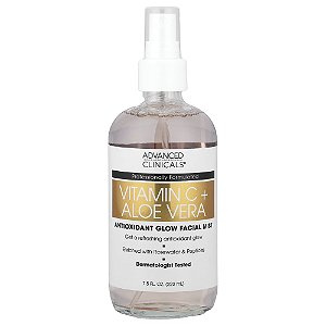 Spray Facial Iluminador Vitamina C e Aloe Vera 222 ml - Advanced Clinicals