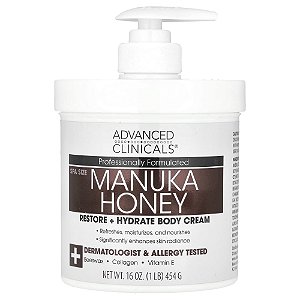 Creme Corporal Hidratante Mel de Manuka 454 g - Advanced Clinicals