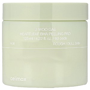 Discos Esfoliantes de BHA e Heartleaf Ji Woo Gae 60 Unidades 125 ml - Celimax