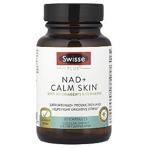 Suplemento Swisse Plus NAD+ Calm para Saúde e Beleza da Pele 30 Cápsulas - Swisse