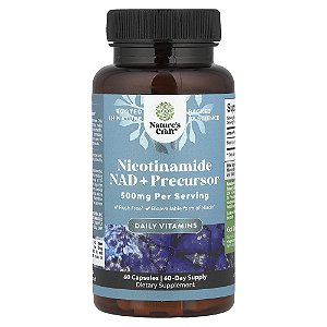 Suplemento de Nicotinamida Precursor de NAD+ 500 mg 60 Cápsulas - Nature's Craft