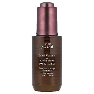 Óleo Facial Noturno Multivitamínico e Antioxidantes PM 30 ml - 100% Pure
