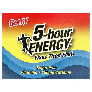 Shot Energético Líquido Sabor Frutas Silvestres 12 Frascos 57 ml - 5-hour Energy