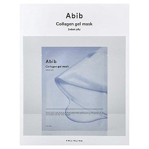 Máscara Facial Collagen Gel Mask Sedum Jelly Kit com 4 Unidades - Abib