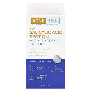 Adesivos Secativos para Espinhas com Ácido Salicílico 36 Unidades - ACNE FREE
