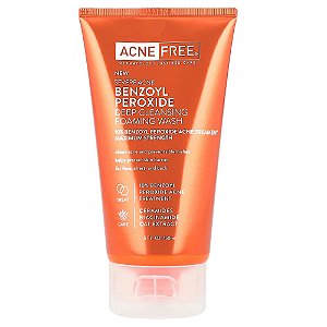 Espuma de Limpeza Profunda para Acne Severa Peróxido de Benzila 2.5% 150 ml - ACNE FREE