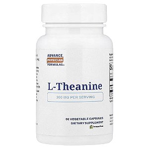 Suplemento L-Teanina L-Theanine 200 mg 60 Cápsulas Vegetais - Advance Physician Formulas
