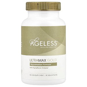 Suplemento UltraMax Gold com Complexo AlphaNeuro 90 Cápsulas Vegetais - Ageless Foundation Laboratories