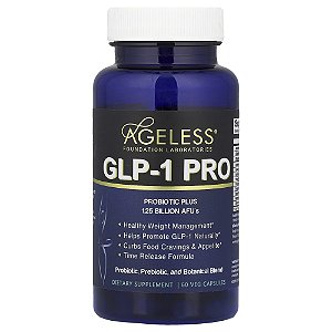 Suplemento GLP-1 Pro Support 60 Cápsulas Vegetais - Ageless Foundation Laboratories