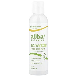Sabonete Líquido Facial Acnedote Limpeza Profunda dos Poros 177 ml - Alba Botanica