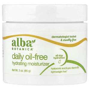 Creme Hidratante Facial Sem Óleo Hawaiian Aloe e Chá Verde 85 g - Alba Botanica