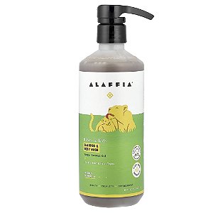 Shampoo e Sabonete Líquido Infantil Coco e Camomila 473 ml - Alaffia