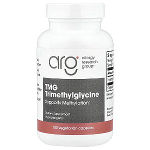 Suplemento de TMG Trimetilglicina 750 mg 100 Cápsulas Vegetarianas - Allergy Research Group