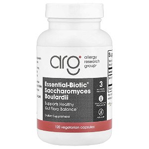 Probiótico Essential-Biotic Saccharomyces Boulardii 150 mg 120 Cápsulas Vegetarianas - Allergy Research Group