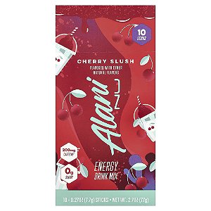 Mistura para Bebida Energética Sabor Cherry Slush Caixa com 10 Sachês de 7.7 g - Alani Nu