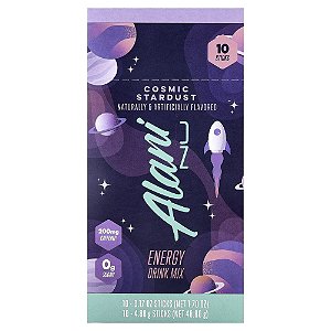 Mistura para Bebida Energética Sabor Cosmic Stardust Caixa com 10 Sachês de 4.88 g - Alani Nu