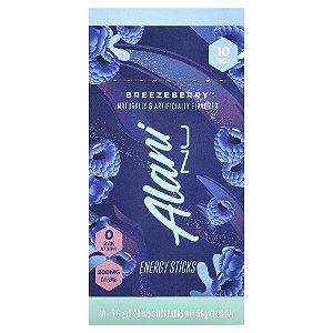Mistura para Bebida Energética Sabor Breezeberry Caixa com 10 Sachês de 5.6 g - Alani Nu