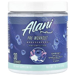 Suplemento Pré-Treino Pre-Workout Sabor Breezeberry 291 g - Alani Nu