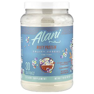 Suplemento de Proteína Whey Protein Isolate Sabor Fruity Cereal 927 g - Alani Nu
