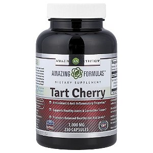 Suplemento de Cereja Azeda Amarena Tart Cherry 250 mg 250 Cápsulas - Amazing Nutrition