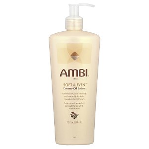 Loção Corporal Cremosa em Óleo Soft and Even Creamy Oil Lotion 354 ml - AMBI