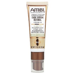 Sérum Facial Renovador Fade Serum Even and Clear Retinol 30 ml - AMBI