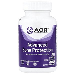 Suplemento para Saúde Óssea Advanced Bone Protection 40 mg 30 Cápsulas - Advanced Orthomolecular Research AOR