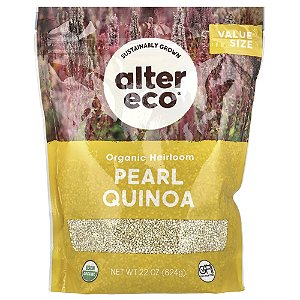 Quinoa em Pérolas Orgânica Heirloom Pearl Quinoa 624 g - Alter Eco