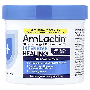Creme Corporal Esfoliante e Hidratante Intensive Healing Cream AHA 340 g - AmLactin