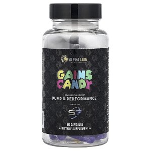 Suplemento Termogênico Gains Candy S7 60 Cápsulas - ALPHA LION